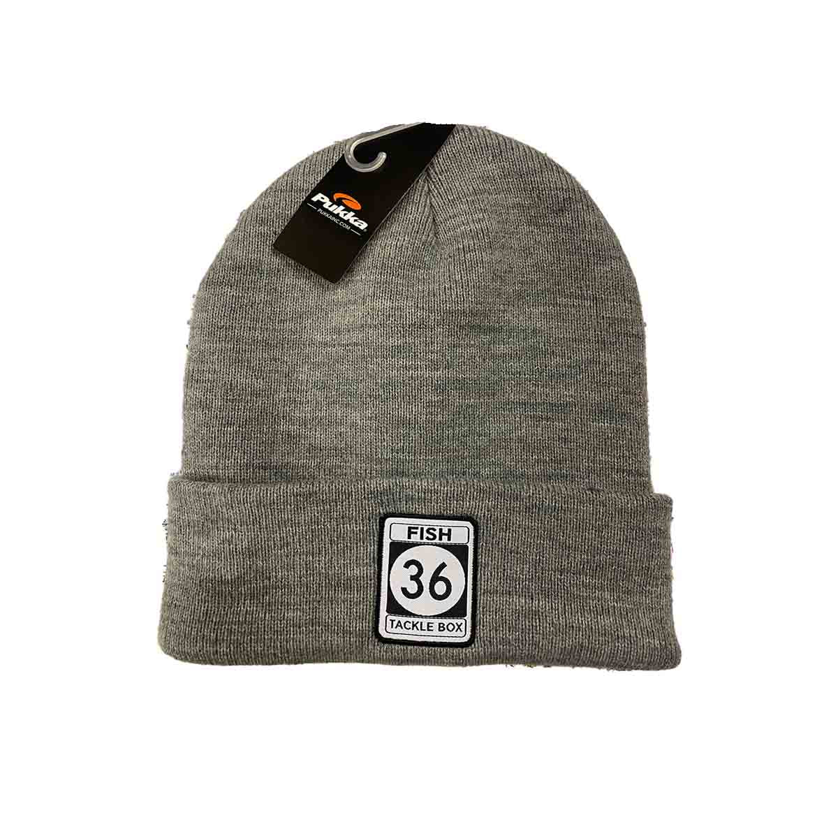 Tackle Box Fish 36 Beanie - Heather Grey