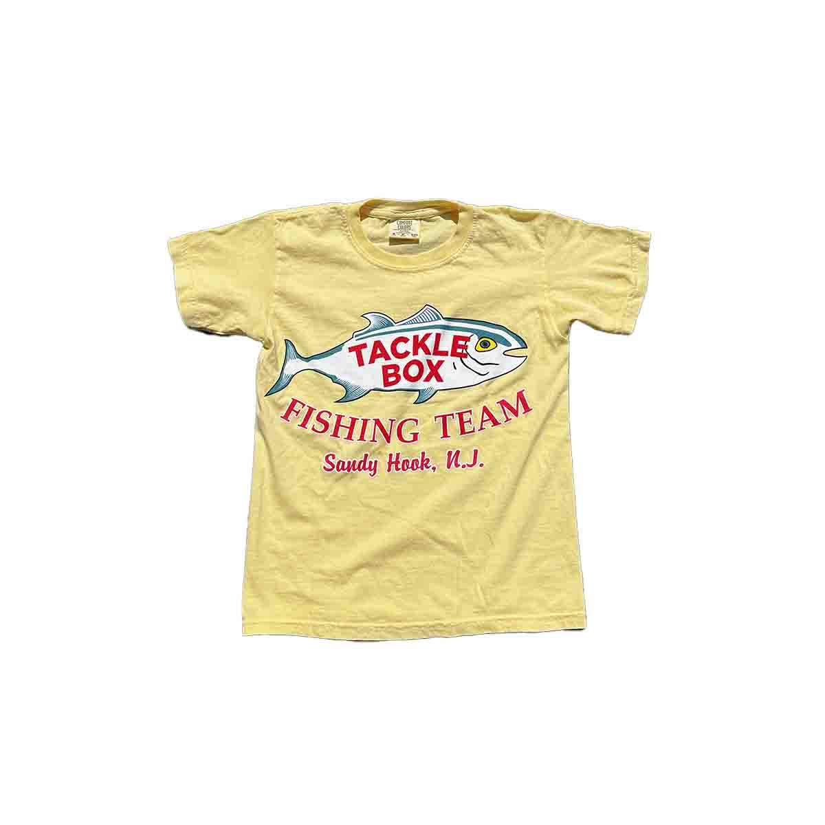 Tackle Box Kids Tee - Aqua Yellow