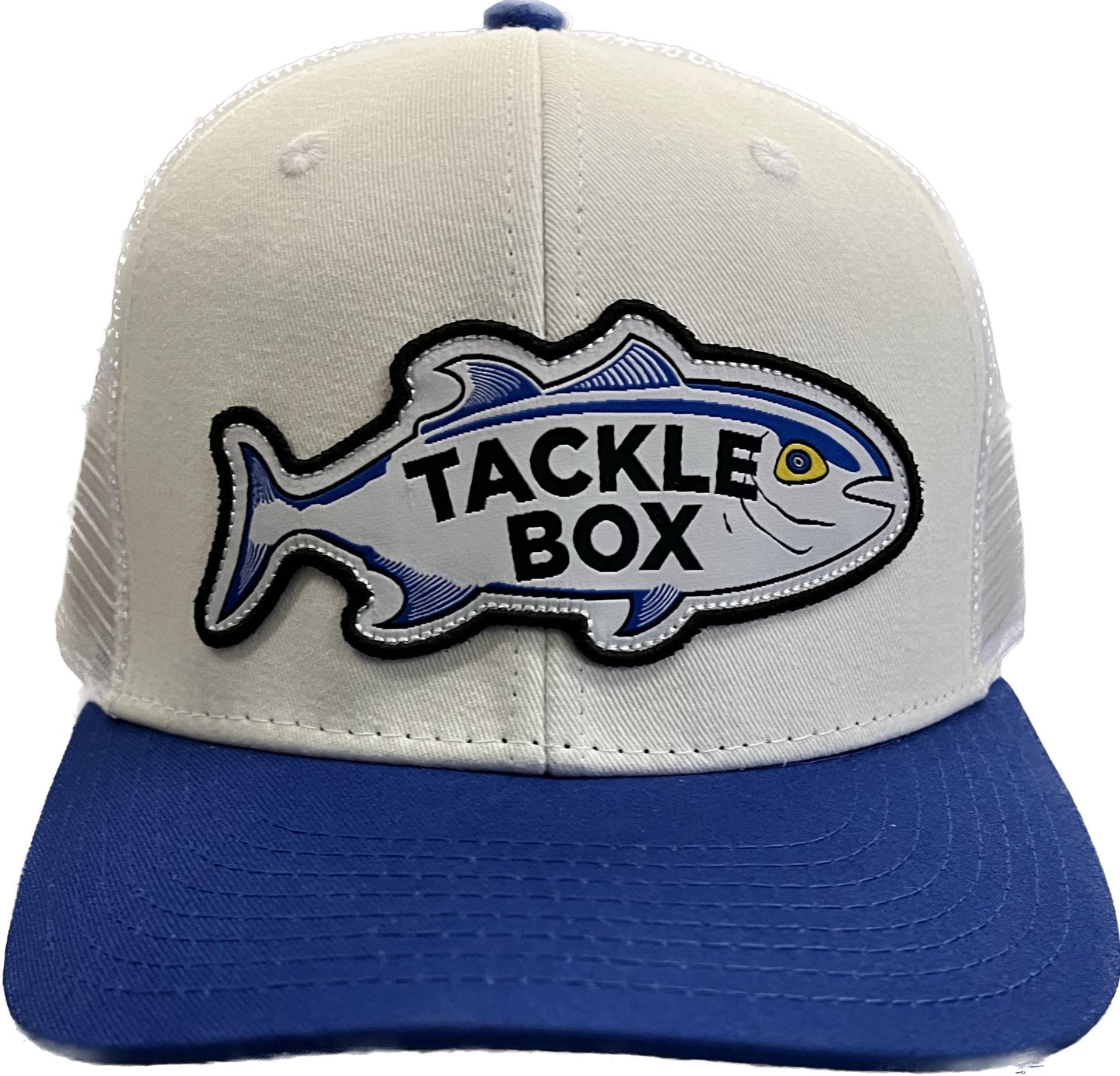 Tackle Box Retro Fish Hat - Royal Blue / White
