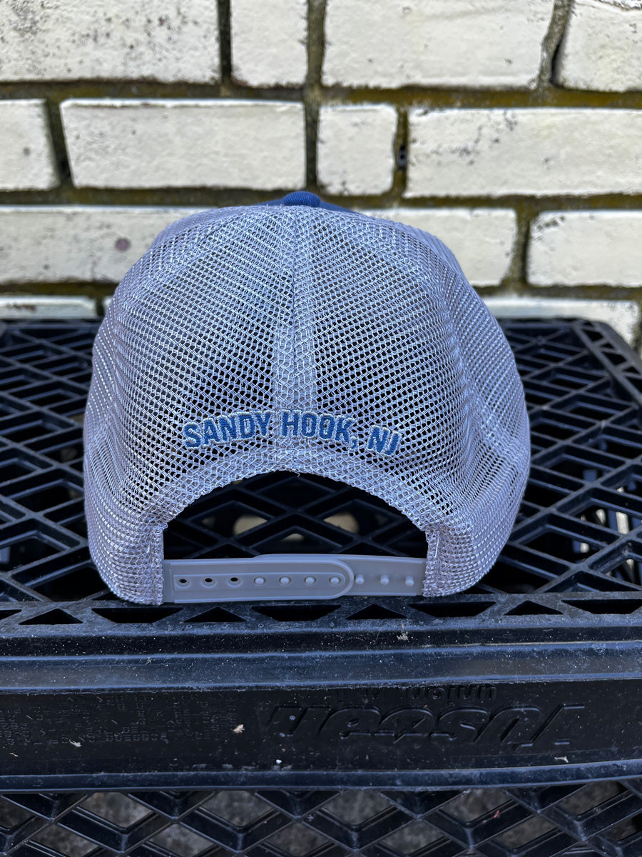 Tackle Box Retro Fish Hat - Blue / Grey