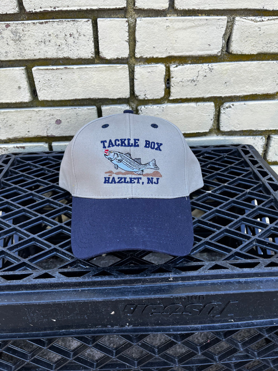 Tackle Box Striper Dad Cap - Beige / Navy