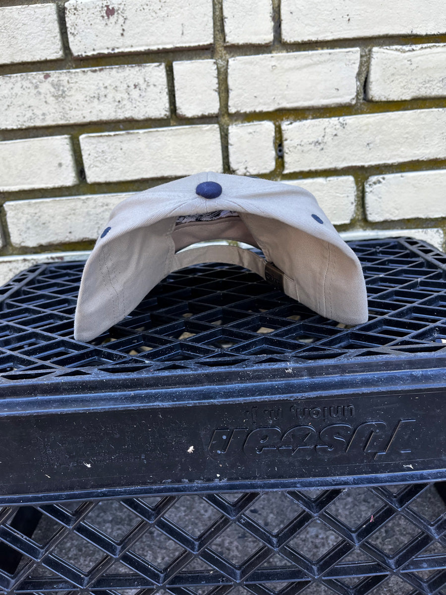 Tackle Box Striper Dad Cap - Beige / Navy