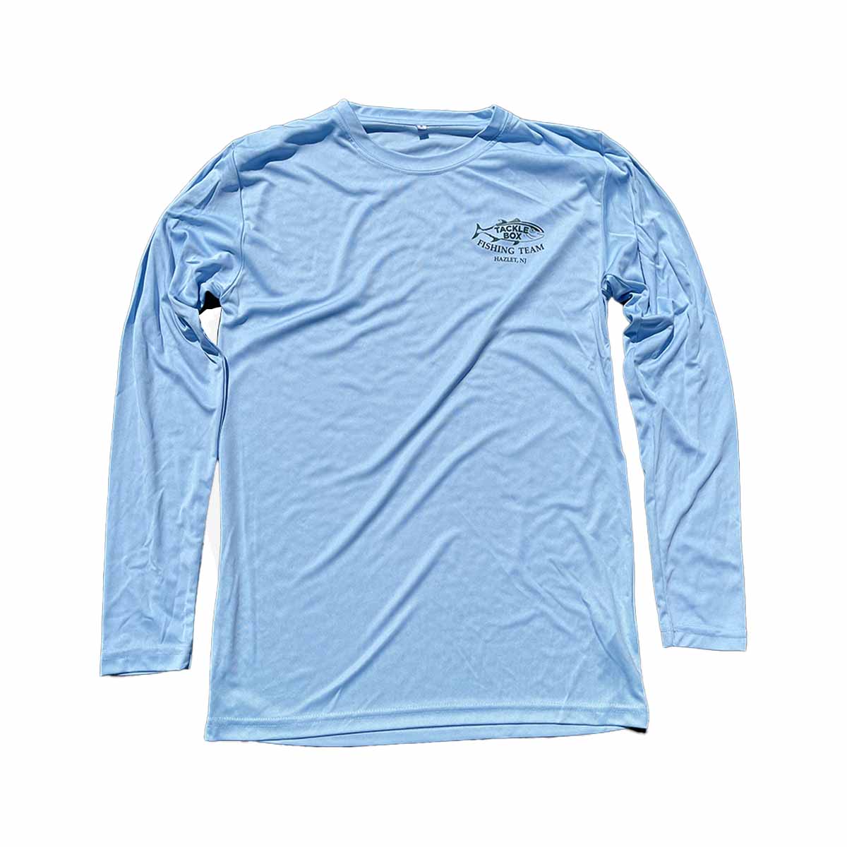 Tackle Box SPF Long Sleeve Retro Logo - Pale Blue