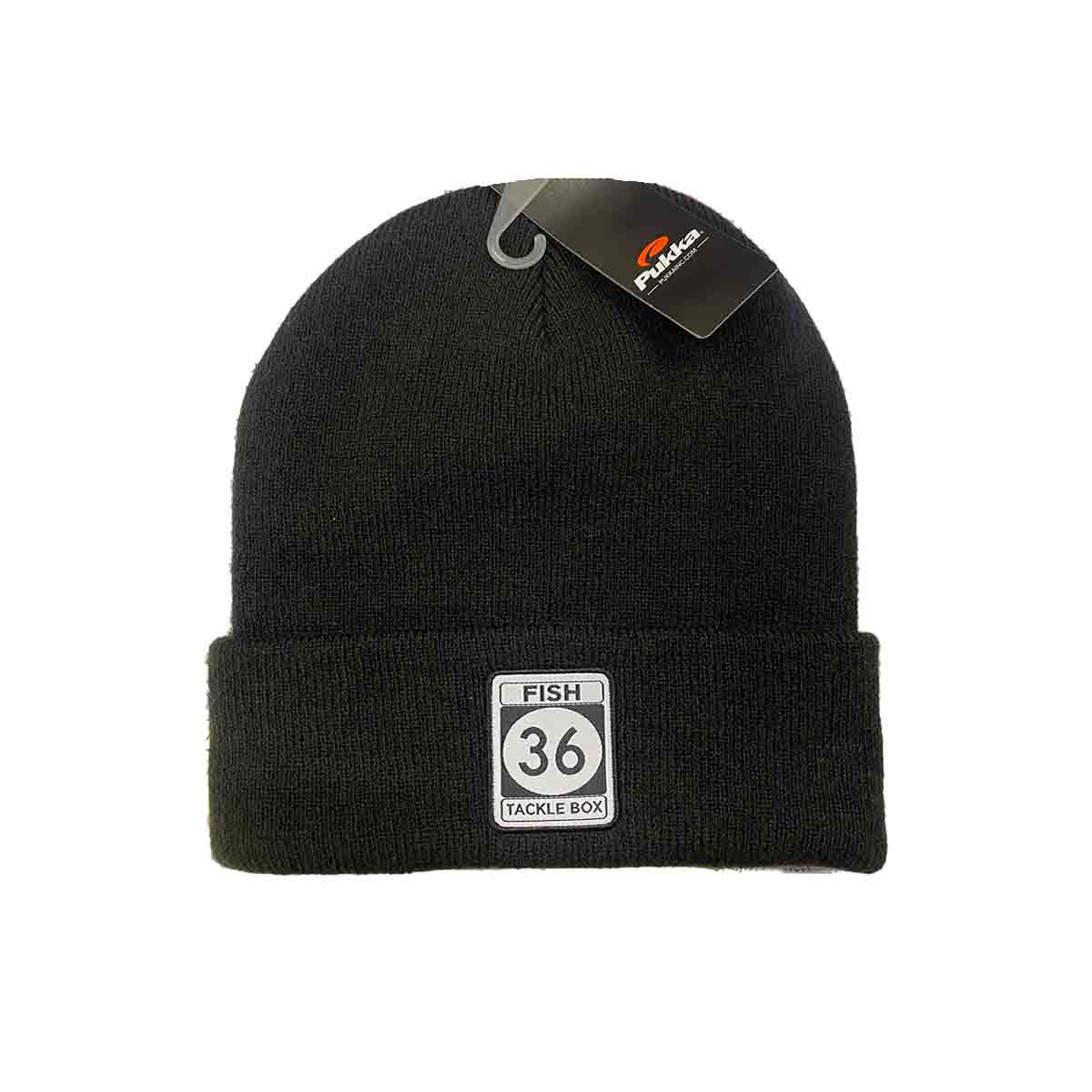 Tackle Box Fish 36 Beanie Black Tackle Box NJ
