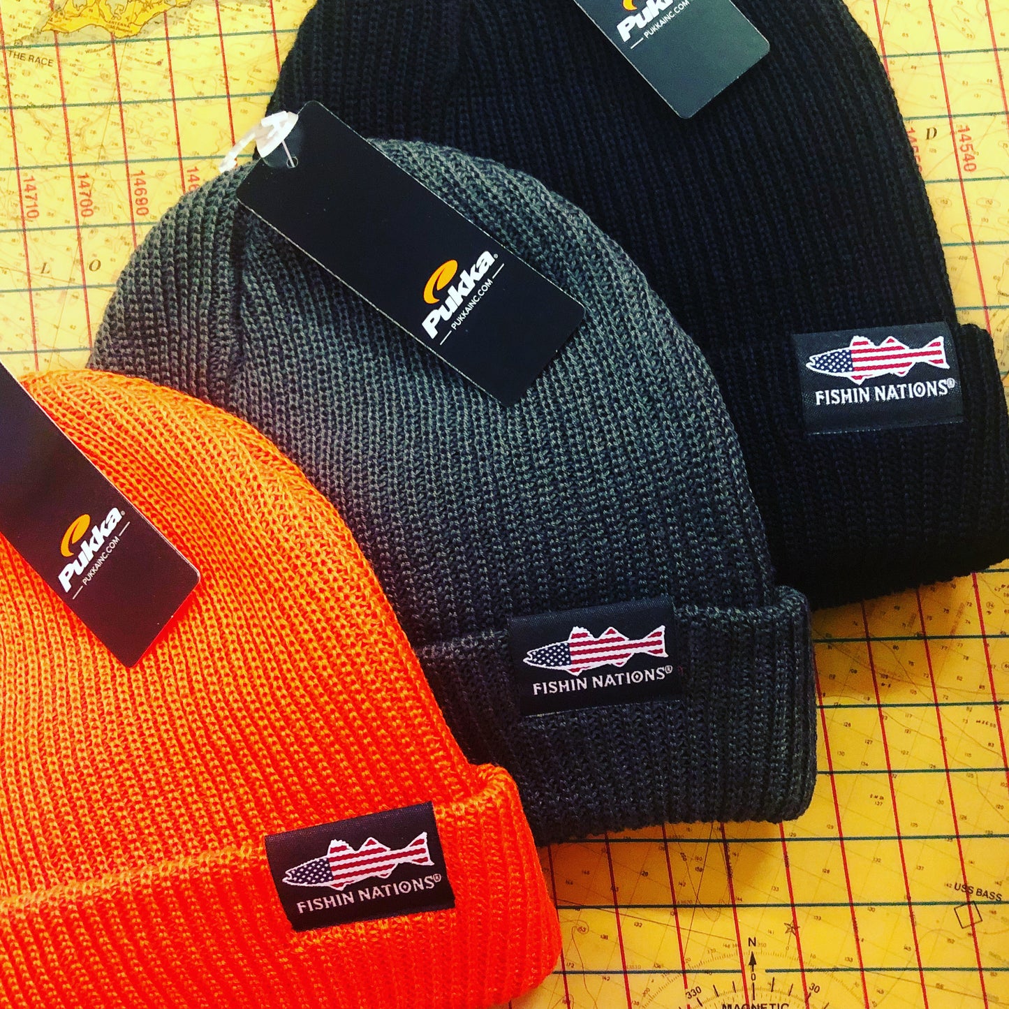 FISHIN NATIONS USA BEANIE