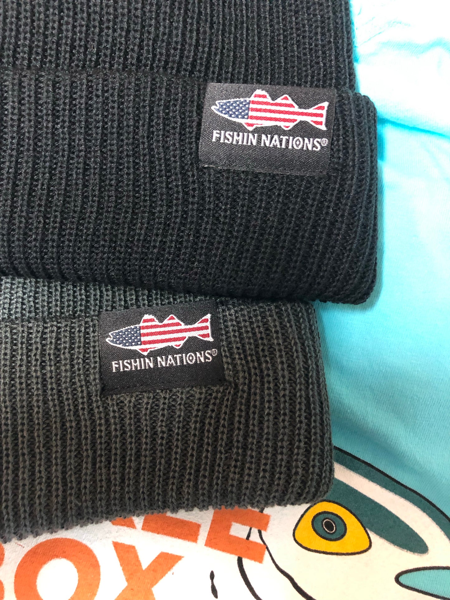 FISHIN NATIONS USA BEANIE