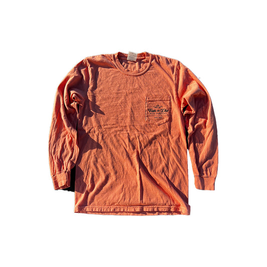 Tackle Box x Fish, or Die Bait Co Battle of the Bay L/S Tee - Terracotta
